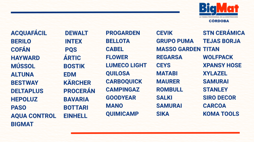 Marcas - Bigmat Córdoba